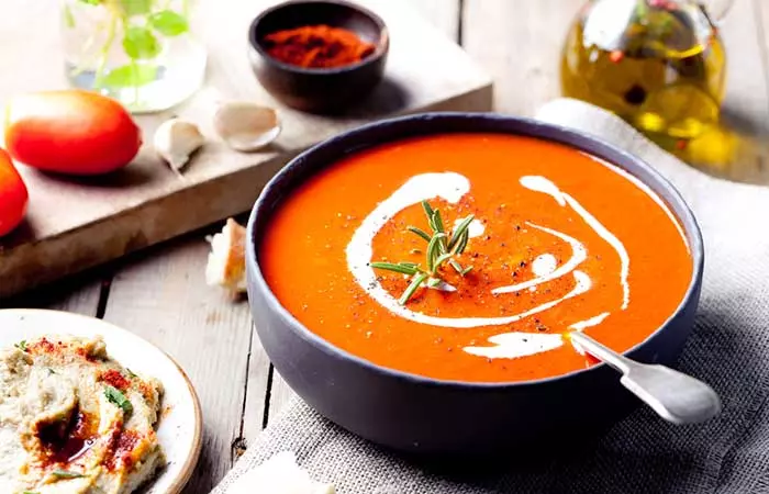 Best Tomato Soup Recipes By Sanjeev Kapoor - Cream Of Tomato Soup