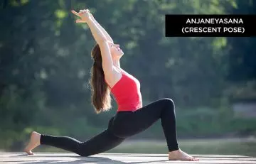 Anjaneyasana yoga pose to cool down