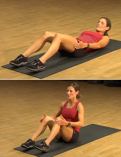 Basic sit-up exercise