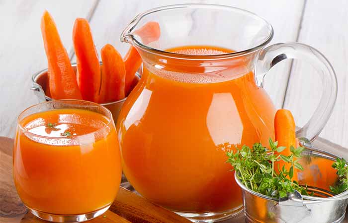 Carrot juice for myopia