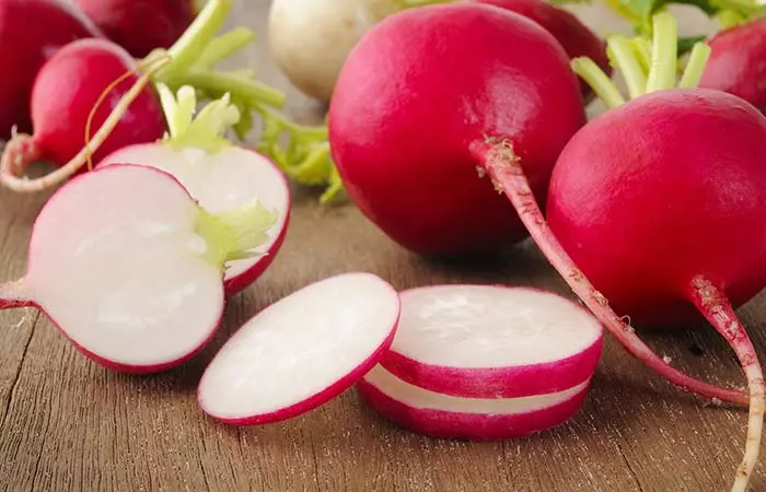 Get rid of gallstones using radish