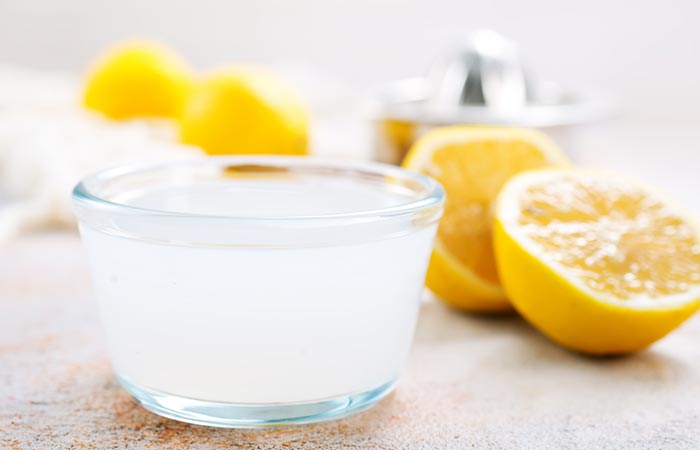 Blend of lemon juice and water may help with red eyes