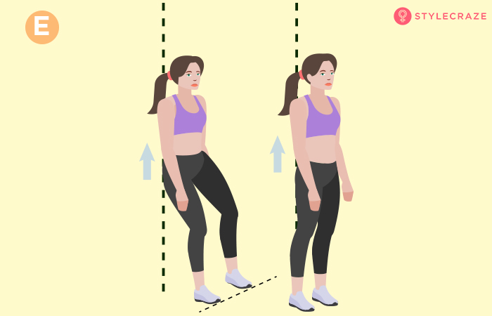 How to do wall sit exercise step 5