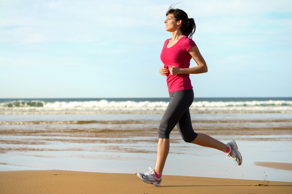 Running or walking is a morning exercise for weight loss