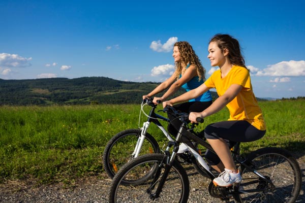 Biking is a morning exercise for weight loss
