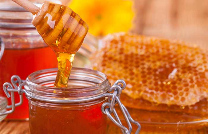 Honey to get rid of open pores