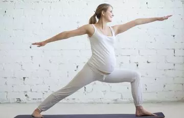Virabhadrasana-II - Prenatal Yoga