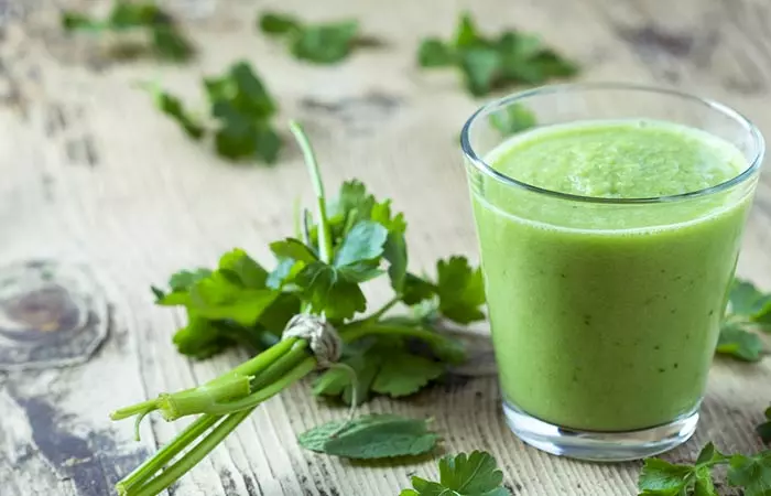 Parsley juice as a home remedy for weight loss