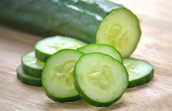 Cucumber to get rid of open pores