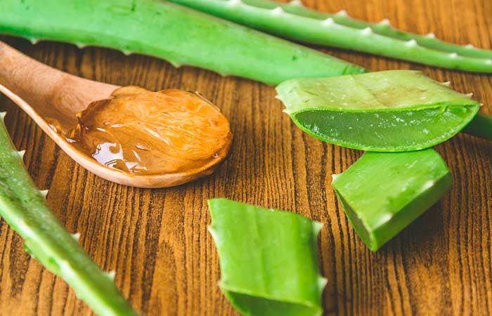 Aloe vera for chafing rash