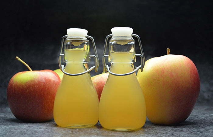Apple cider vinegar to get rid of hip bursitis