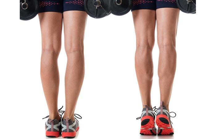 Calf raises to get rid of cankles