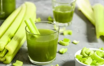 Celery juice is a home remedy for sciatica