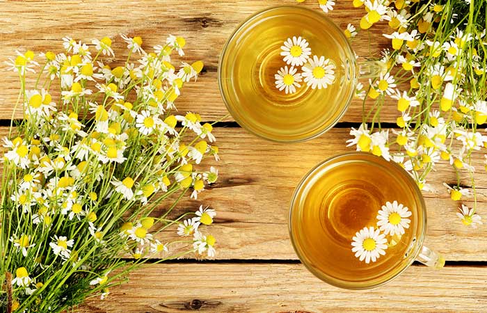 Chamomile tea can help relieve stomach cramps, bloating, nausea, and indigestion