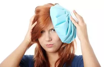 Cold compress for optic neuritis