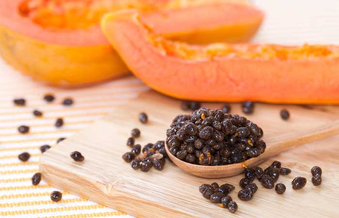 Papaya seeds for cirrhosis of liver