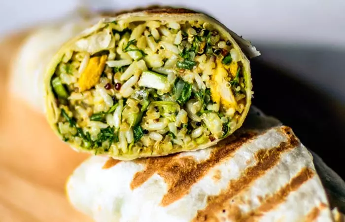 Vegetarian Breakfast Recipes - Healthy Vegetarian Breakfast Burrito