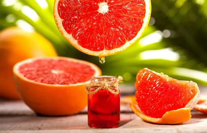 Grapefruit oil to get rid of cellulite