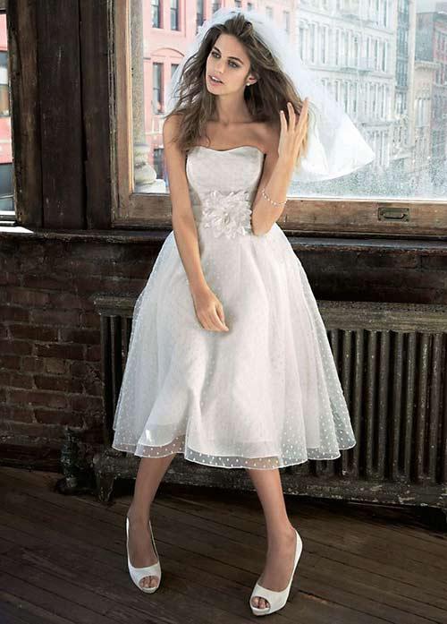 Simple Second Weddings Dresses
