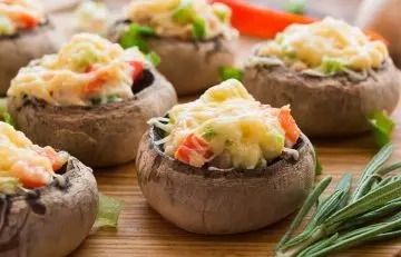 Gluten free portobello mushroom snack is among the best oil-free snacks