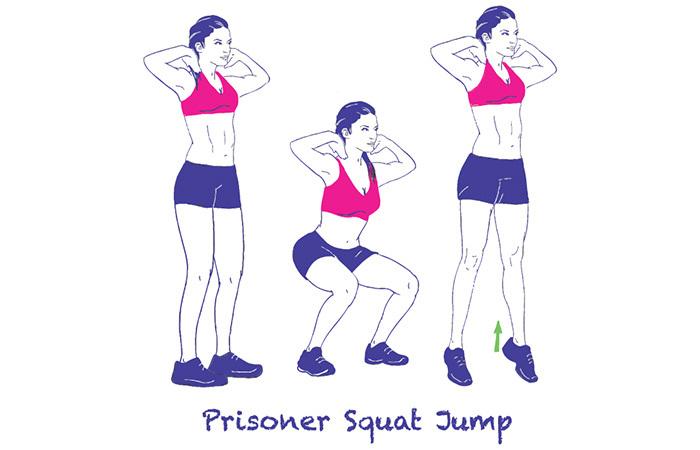 Esercizi di Calisthenics - Prisoner Squat Jumps