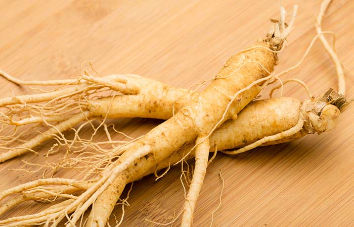 A couple of ginseng roots