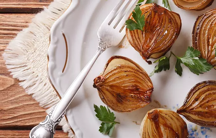 Baked onions for weight loss