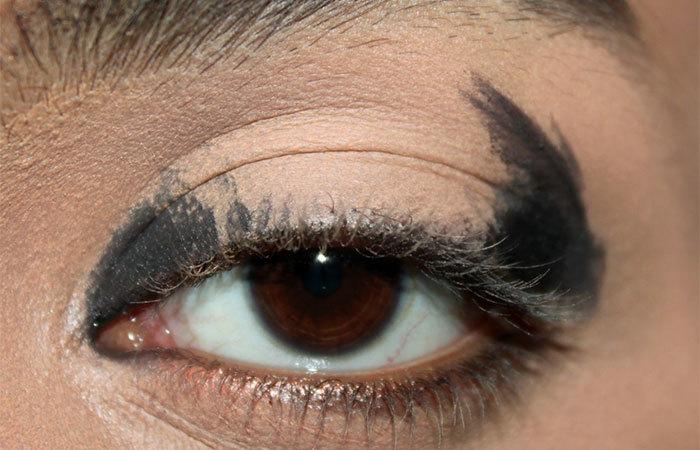 Black And White Eye Makeup - Step by Step Tutorial With Pictures