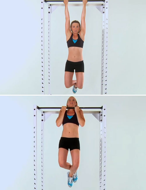 Chin-up upper body exercise