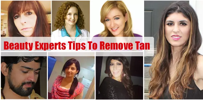 Beauty experts' tips on how to remove tan effectively