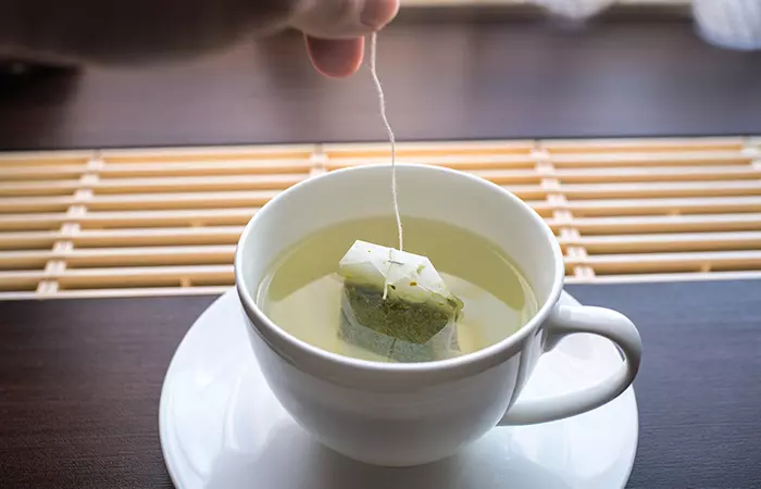 Green tea to get rid of oily skin