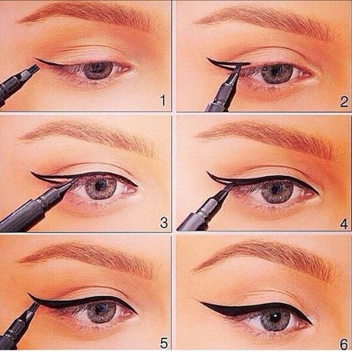 Simple Way To Do Winged Eyeliner - tuppsonline