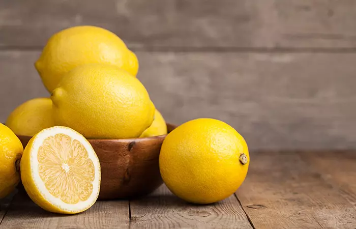 Lemons to get rid of oily skin