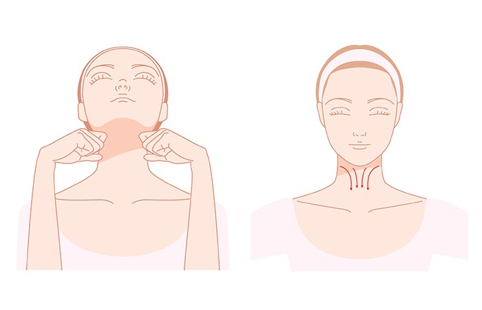 Massage the neck
