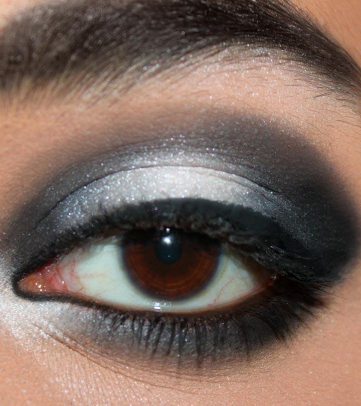 Black And White Eye Makeup - Step by Step Tutorial With Pictures