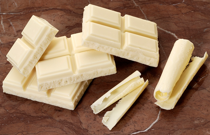 white chocolate is an unhealthy food