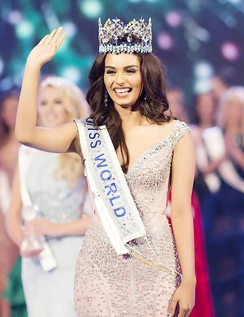 1. Miss World 2017 – Manushi Chhillar