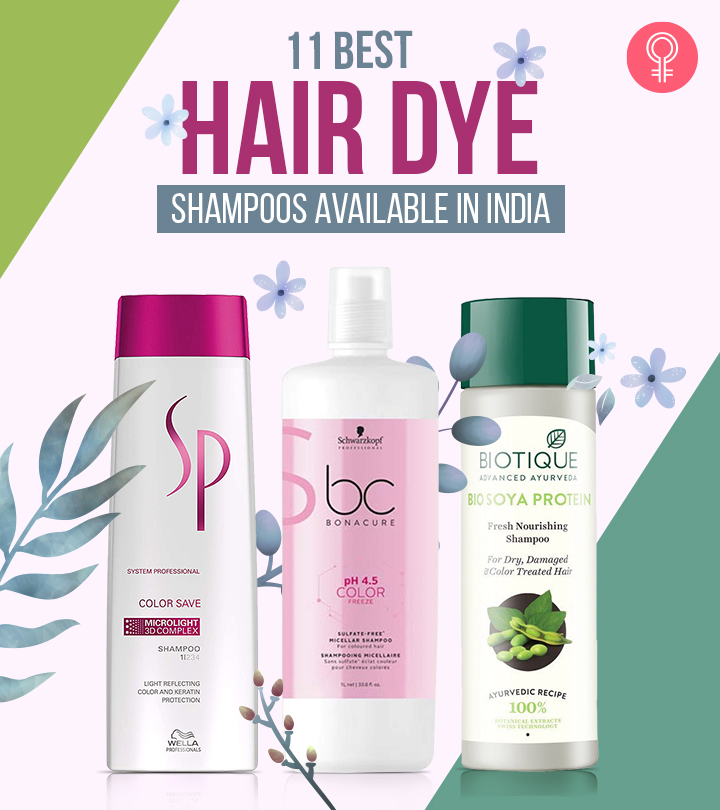 11 Best Hair Dye Shampoos Available In India