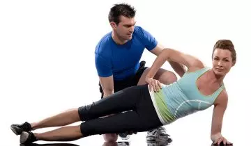 Hip dips plank workout