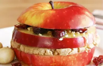 Low Calorie Lunch - Apple Sandwich