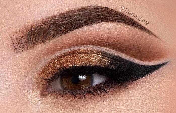 bright eye makeup for brown eyes