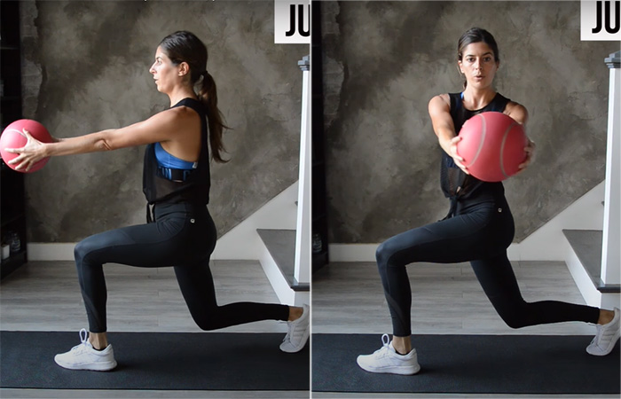 Lunge Twists Exercise