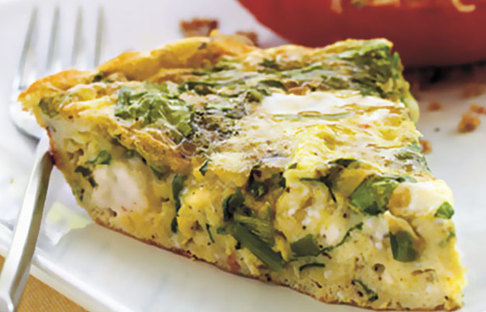 Low Calorie Lunch - Mediterranean-Style Frittata