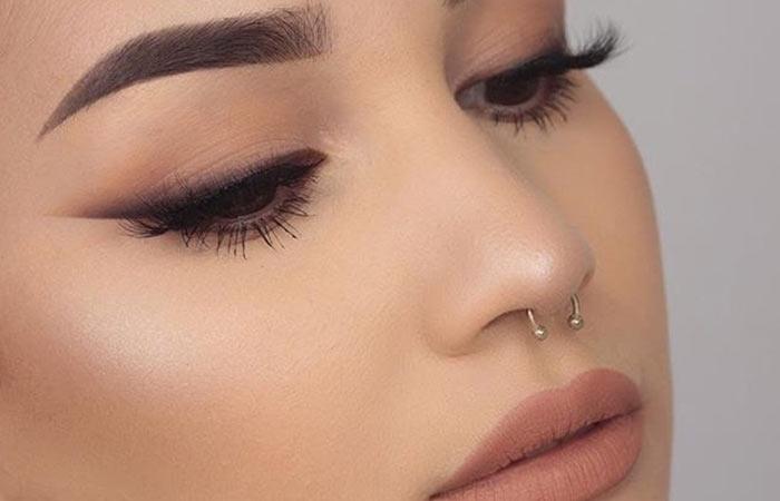 Soft brown eyeshadow makeup for brown eyes