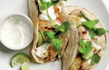 Low Calorie Lunch - Tilapia Tacos With Cucumber Relish