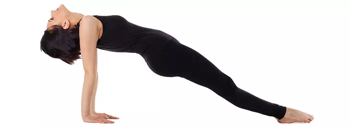 Reverse plank workout