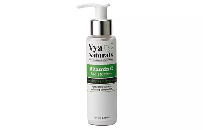 5. Vya Naturals Vitamin C Moisturizer