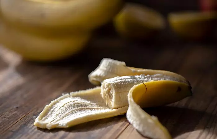 Banana peel to remove sharpie marks