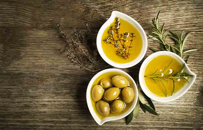 Olive oil helps conbat chemically-damaged hair