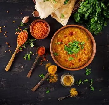 Low carb daal is a light and healthy Indian vegetarian dinner food
